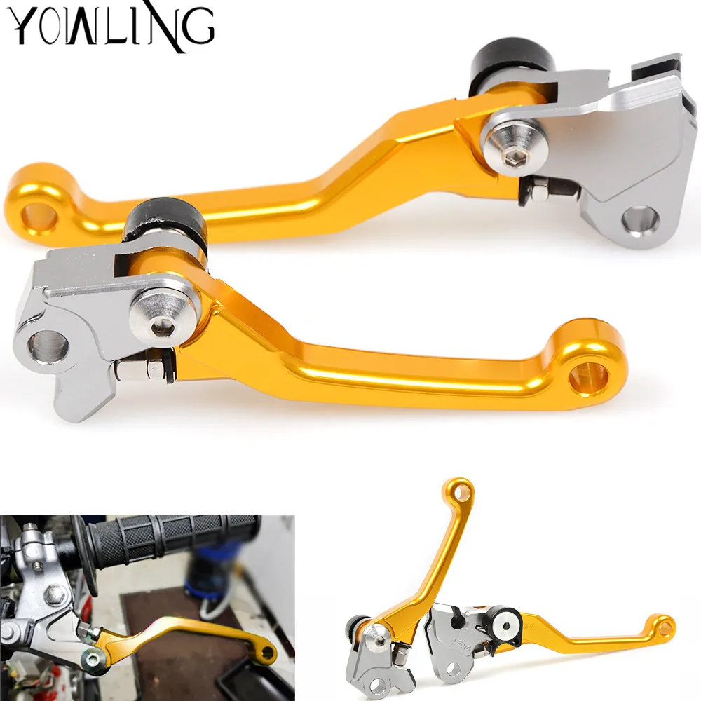 CNC Pivot Brake Clutch Levers Dirt Bike For Suzuki DRZ400S DRZ400SM