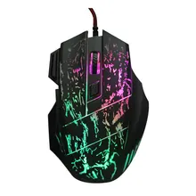 7 цветов, 5500 dpi, светодиодный, с подсветкой, USB, проводная мышь, 7 кнопок, геймерские мыши, ноутбук, компьютер, Mause, игровая мышь для Pro Gamer
