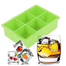 6 Сетка силиконовый Волшебный Лед кубик формы-лотки DIY пустыня Коктейльная соковыжималка квадратный шар льда плесень аксессуары для кухни с барной стойкой