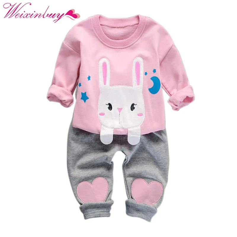 

Children Clothes Toddler Girl Clothing Girls Clothes Set T-shirt+Pants 2pcs Kids Clothes Sport Suit