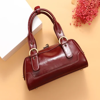 

Luxury Women Handbag Genuine Leather Casual Girls Shoulder Bag Female Crossbody Bag Women Messenger Bag Shopping 2019