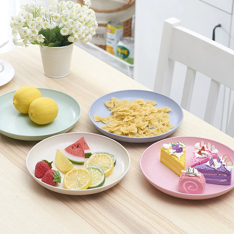 Baby Feeding Dishes Children Plate Wheat Straw Dinnerware Environmental Creative Kids Solid Bowl Snack Fruit Tableware MBG0410 Baby Feeding Dishes Children Plate Wheat Straw Dinnerware Environmental Creative Kids Solid Bowl Snack Fruit Tableware MBG0410