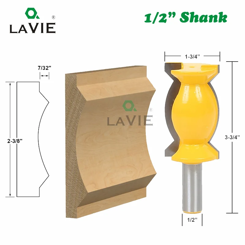 Концевые фрезы LA VIE с хвостовиком 12 мм 1/2 дюйма MC03047|Фреза| |