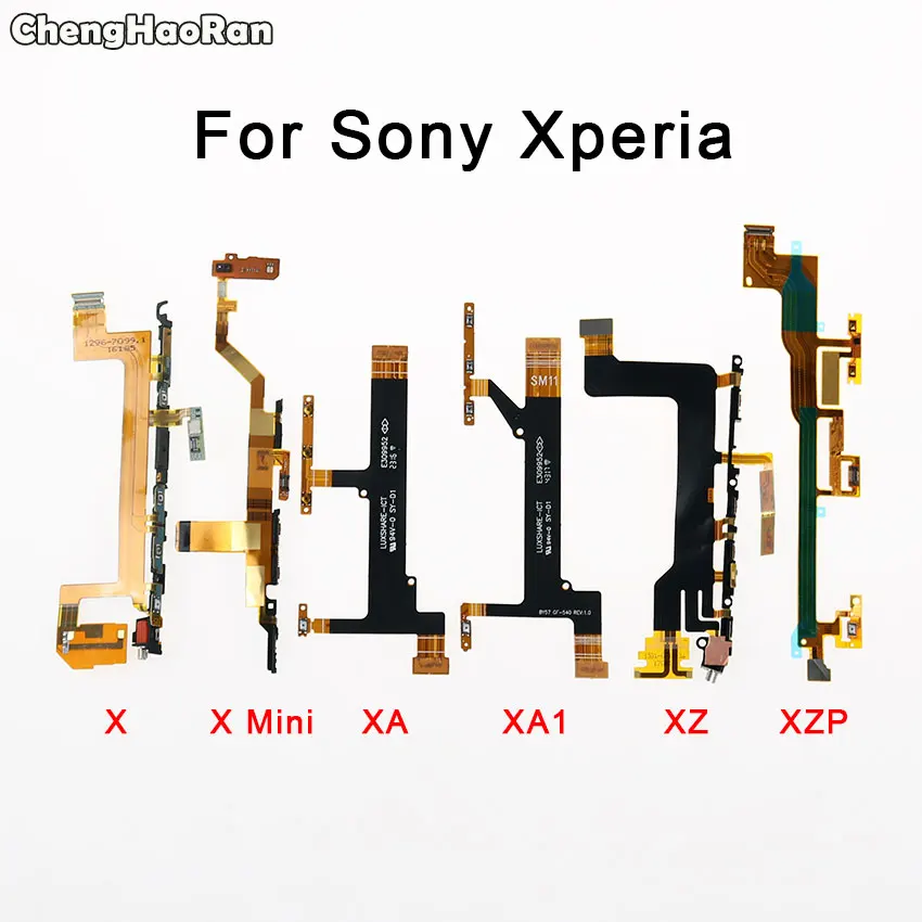 ChengHaoRan Кнопка громкости и питания гибкий кабель для Sony Xperia X Mini XA XA1 XZ Premium XZP