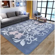 Спальня ковер гостиной диван Европейский чай ковер из бархата кораллового цвета Земле Коврики