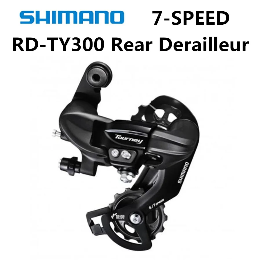 SHIMANO TOURNEY RD-TY300 задний переключатель для горного велосипеда TY300 переключатель 7 скоростей 21 скорость