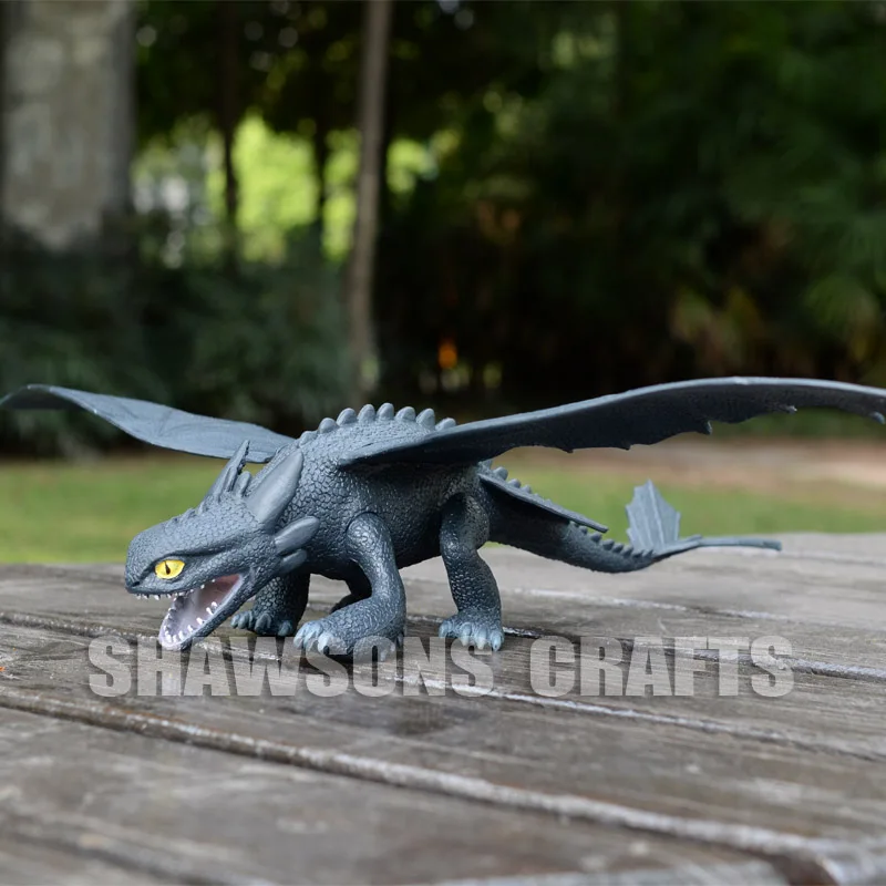 

HOW TO TRAIN YOUR DRAGON 2 TOYS 12" TOOTHLESS NIGHT FURY ACTION FIGURE