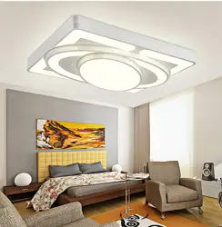 Светодиодный светильник черного и белого цвета, декоративный потолочный светильник, креативное пространство, луна, гостиная, спальня