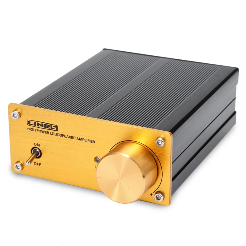 Lynepauaio 50W+50 Digital Power Amplifier Line Input Tpa3123D2 +Ne5532 Chip Desktop Stereo Power Amplifier(Us Plug)