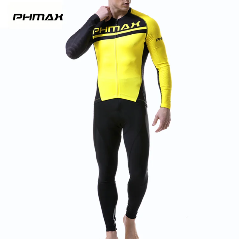 

PHMAX 2019 Spring Long Sleeve MTB Bike Clothing Ropa Maillot Ciclismo Racing Bicycle Clothes Cycling Set Pro Cycling Jersey Set