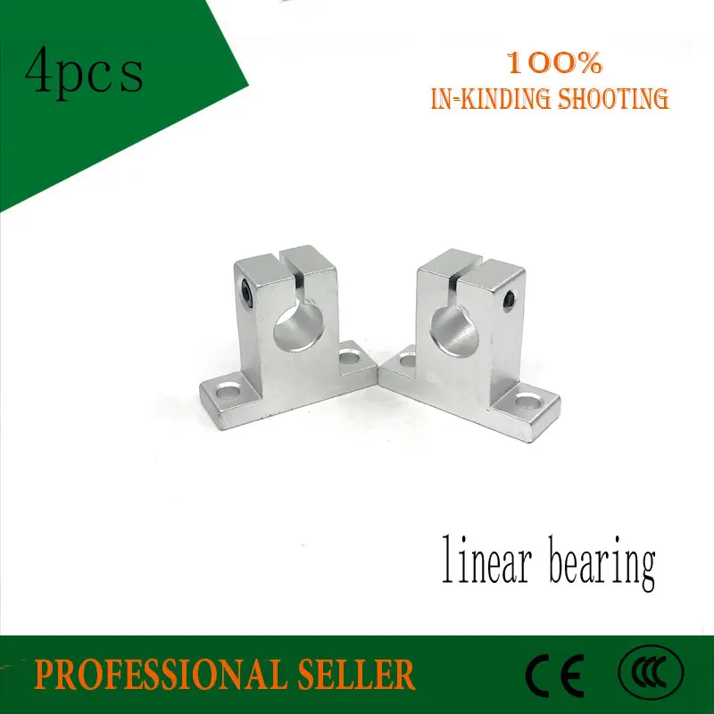 4pcs SK10 SH10A 10mm Linear Rail Shaft End Support Table CNC parts