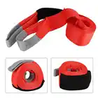 Буксировочные тросы 15 тонн 9 м высокопрочный буксировочный ремень нейлоновый буксировочный трос для автомобиля внедорожный бампер трейлер автомобильные аксессуары - 2