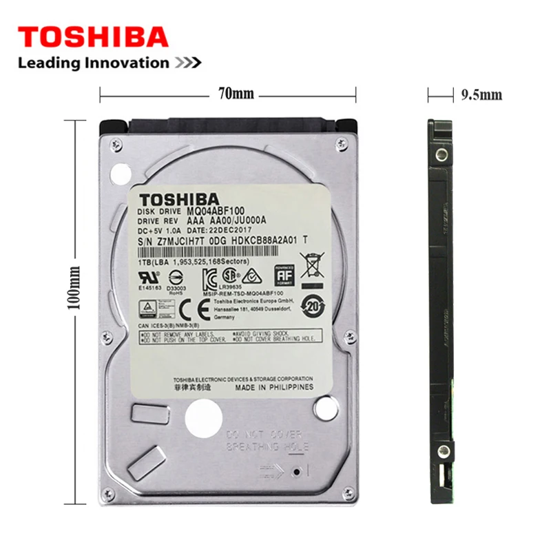 Ноутбук TOSHIBA 2 5 дюйма 250 ГБ SATA 1 об./мин.| |