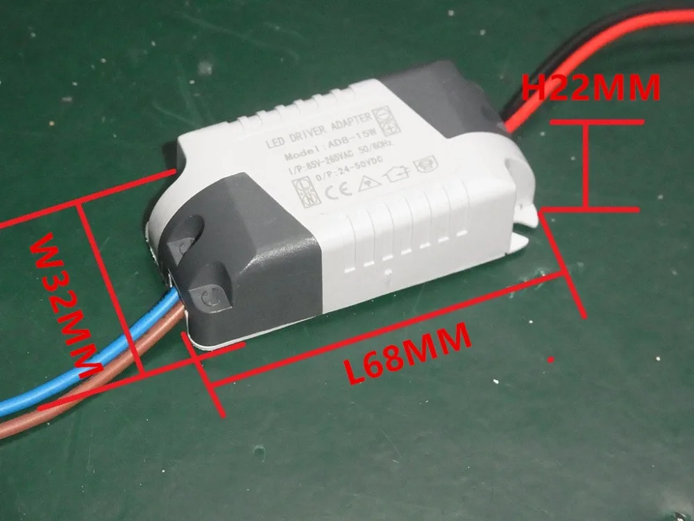 8 Вт 9 Вт 10 Вт 11 Вт 12 Вт 13 Вт 14 Вт 15 Вт светодиодный Светодиодный драйвер адаптер 24 В до 50 в 300mA питание 85-265 в 110 В 220 В AC к DC освещение