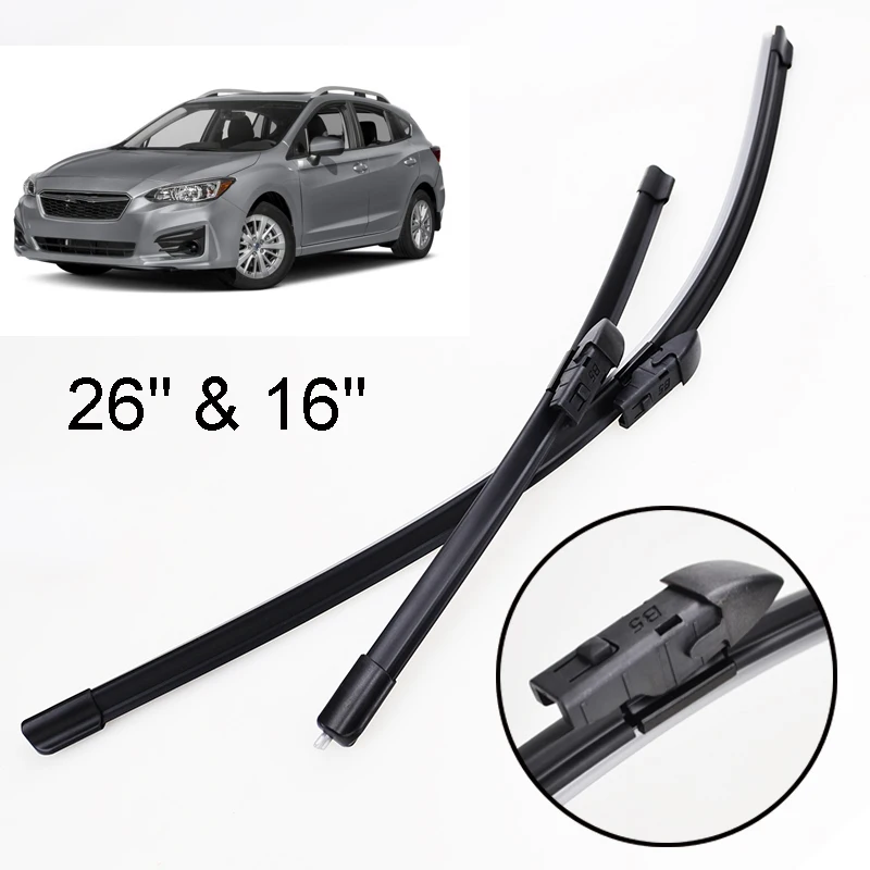 Передние щетки стеклоочистителя Erick's LHD для Subaru Impreza XV GK GT 2017 2018 2019 2020 лобовое