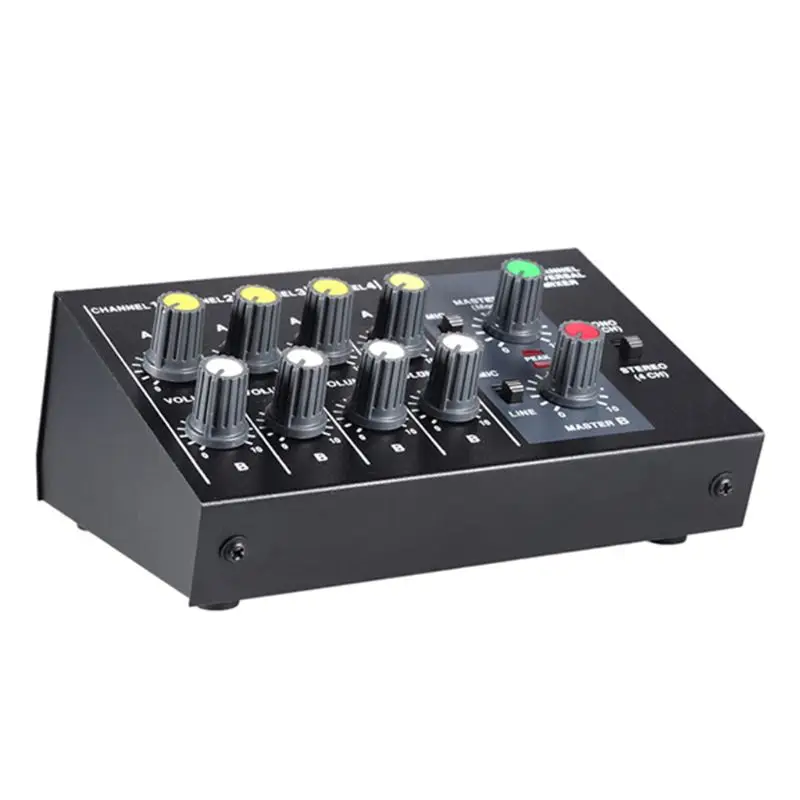 

2019 New Arrival 8 Channel Sound Universal Digital Mixer Adjusting Microphone Mixing Console Mono/Stereo Mono/Stereo EU/US Plug
