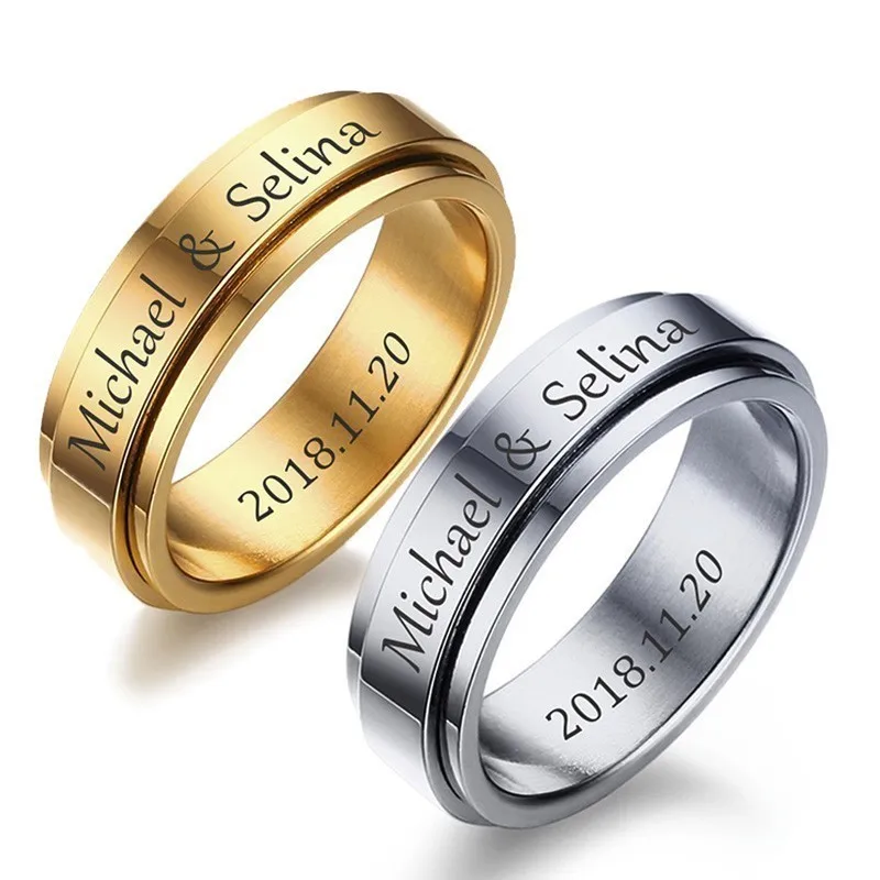 Wedding Band Wedding Band Free Engraving Stainless Steel Wedding Band