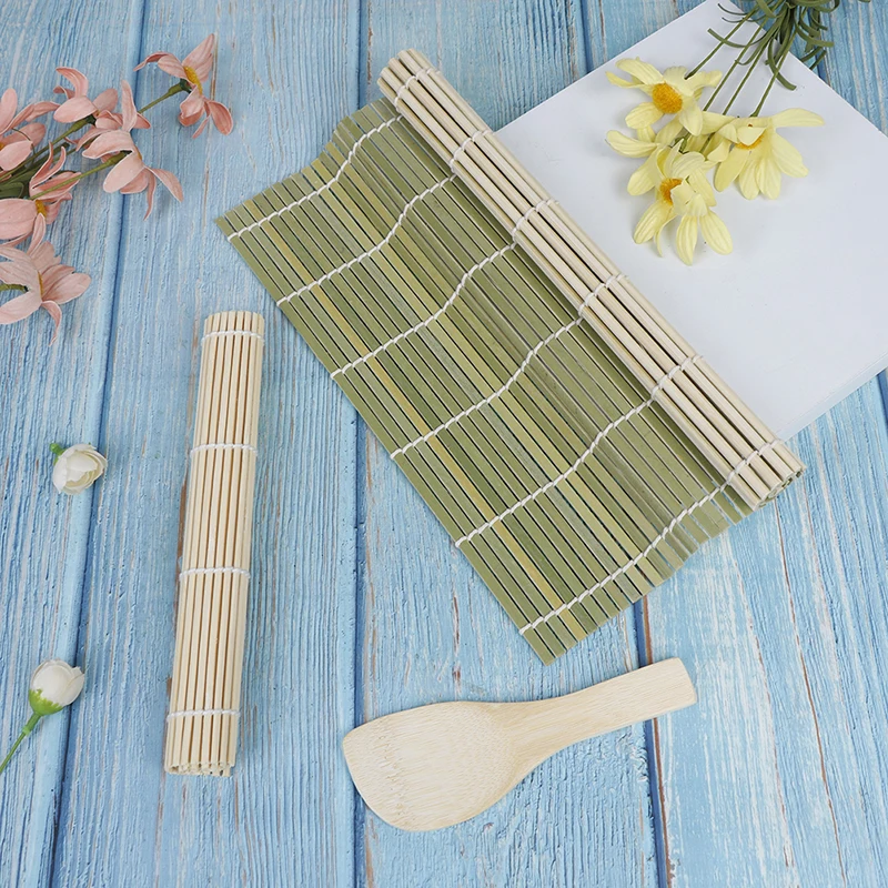 1 шт. бамбуковый прокатный коврик DIY рисовый онигири ролик курица ролл ручной Производитель Кухня японский суши инструменты инструмент суши 6 стилей