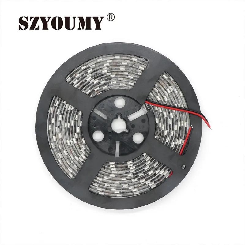 SZYOUMY RGB светодиодные ленты 5050 SMD 5 м 300 светодиодный S гибкий свет 12 в холодный белый/теплый белый/красный/зеленый/синий гибкая светодиодная