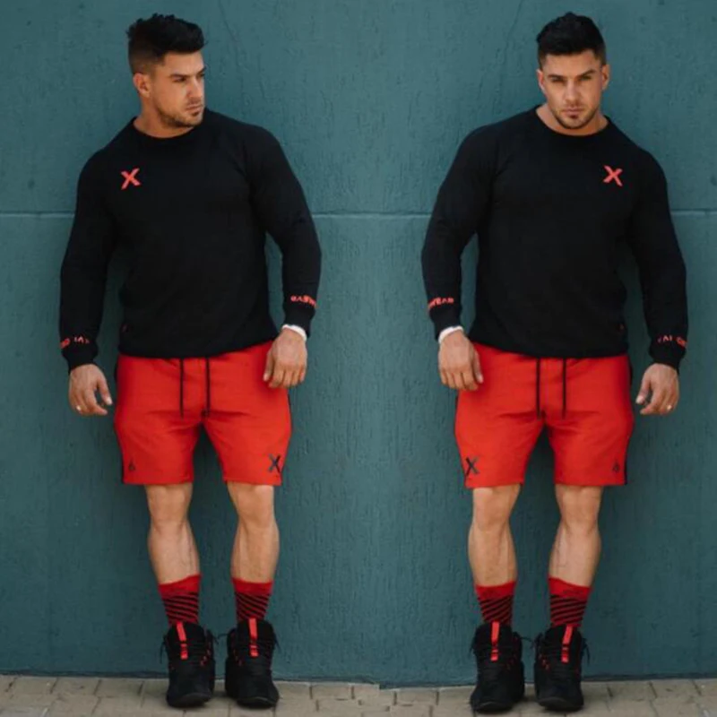 Sport Shirt Men Long Sleeve Running Gym Joggers t shirt (10)