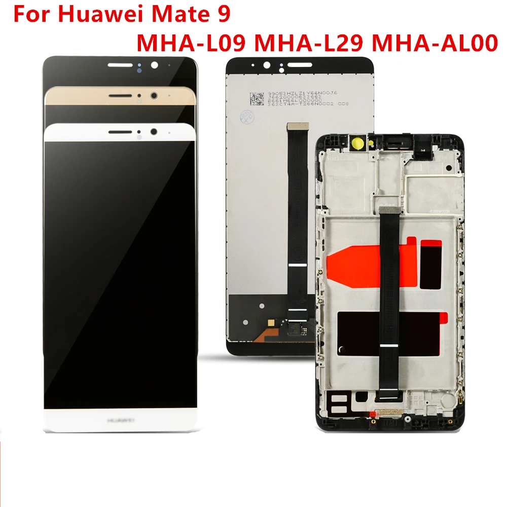 

Original LCD Display For HUAWEI Mate 9 LCD Touch Screen Digitizer with Frame for Huawei Mate 9 Display MHA-L29 Replacement