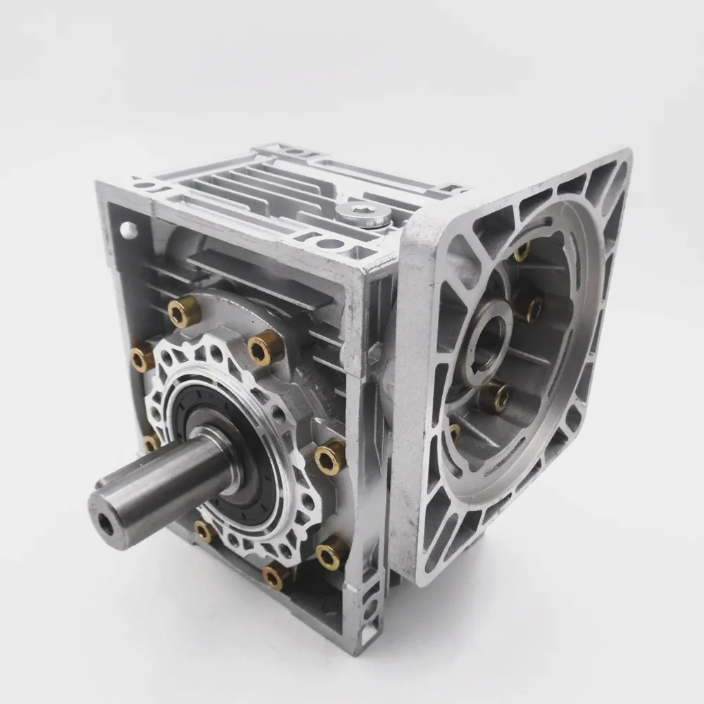 Červ gearbox reduktoru 40:1 NMRV063 22mm po jednom vstupní šachta červ mechanismus rychlost reduktoru pro NEMA52 servo motorový krokového motorový