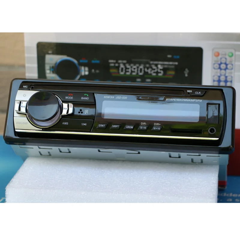 Автомагнитола с Bluetooth 12 В стерео FM MP3 аудио 5 зарядное устройство USB SD AUX