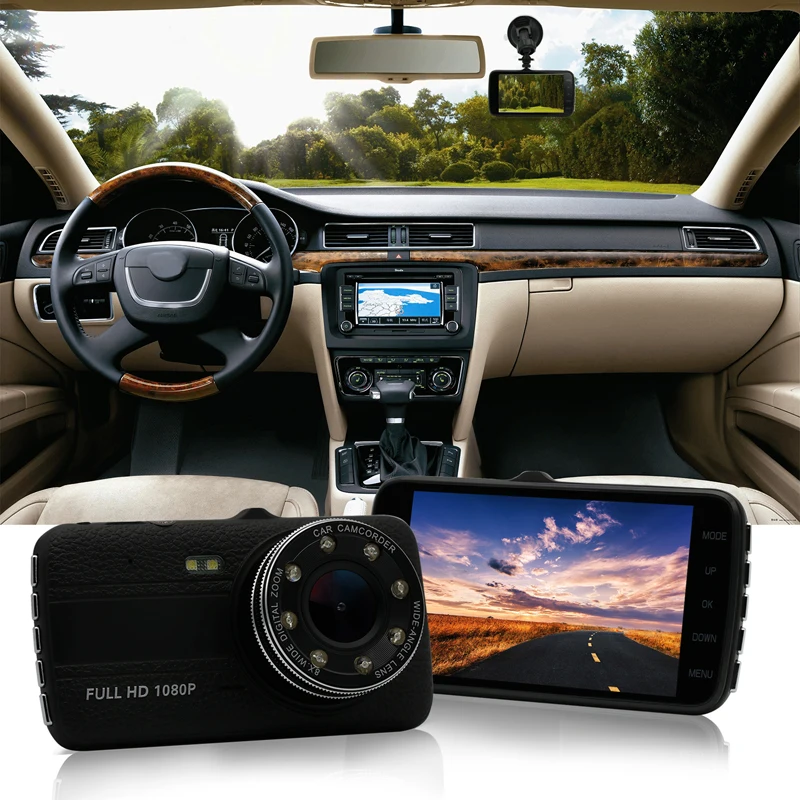 DVR Камера 1080 P Full HD 170 градусов новый 4 &quotАвтомобильный видеорегистратор h82-4