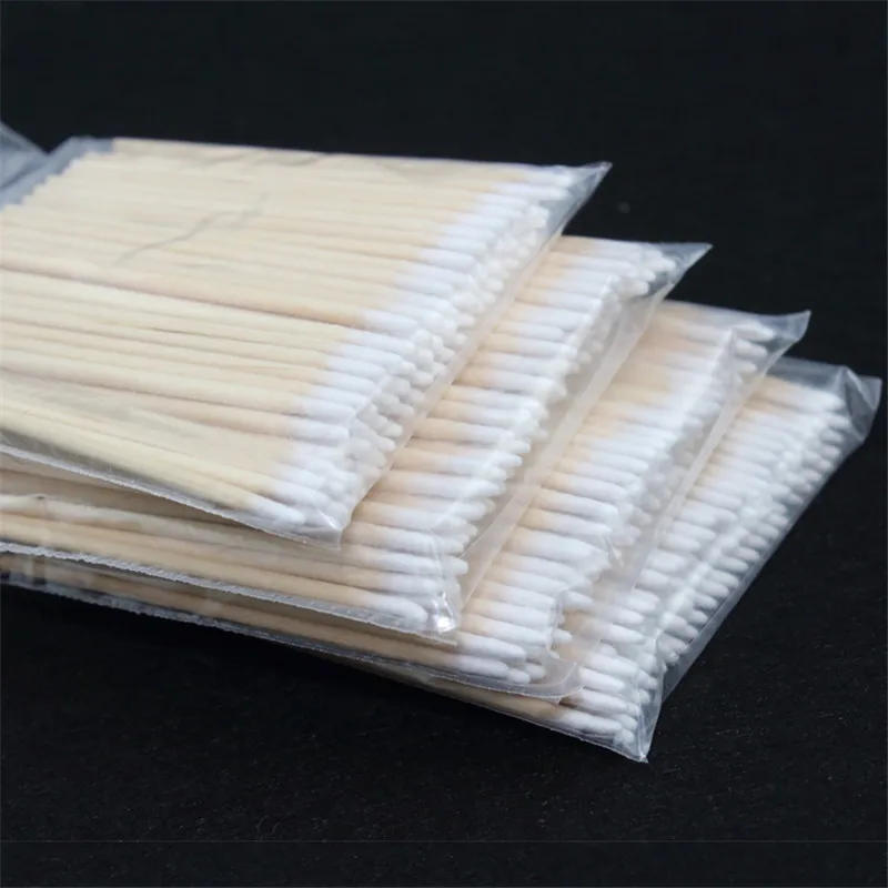 Pointed Cotton Swabs For Tattoo Eyebrow Lip Eyeline Nail Eyelash Permanent Makeup Ear Jewelry Clean 7.5cm Pointed Cotton Swabs For Tattoo Eyebrow Lip Eyeline Nail Eyelash Permanent Makeup Ear Jewelry Clean 7.5cm