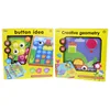 Rompecabezas creativo de geometría para niños, juguete de aprendizaje temprano, juegos de mesa educativos para niños, botón, clavo de seta, juego familiar ► Foto 2/6