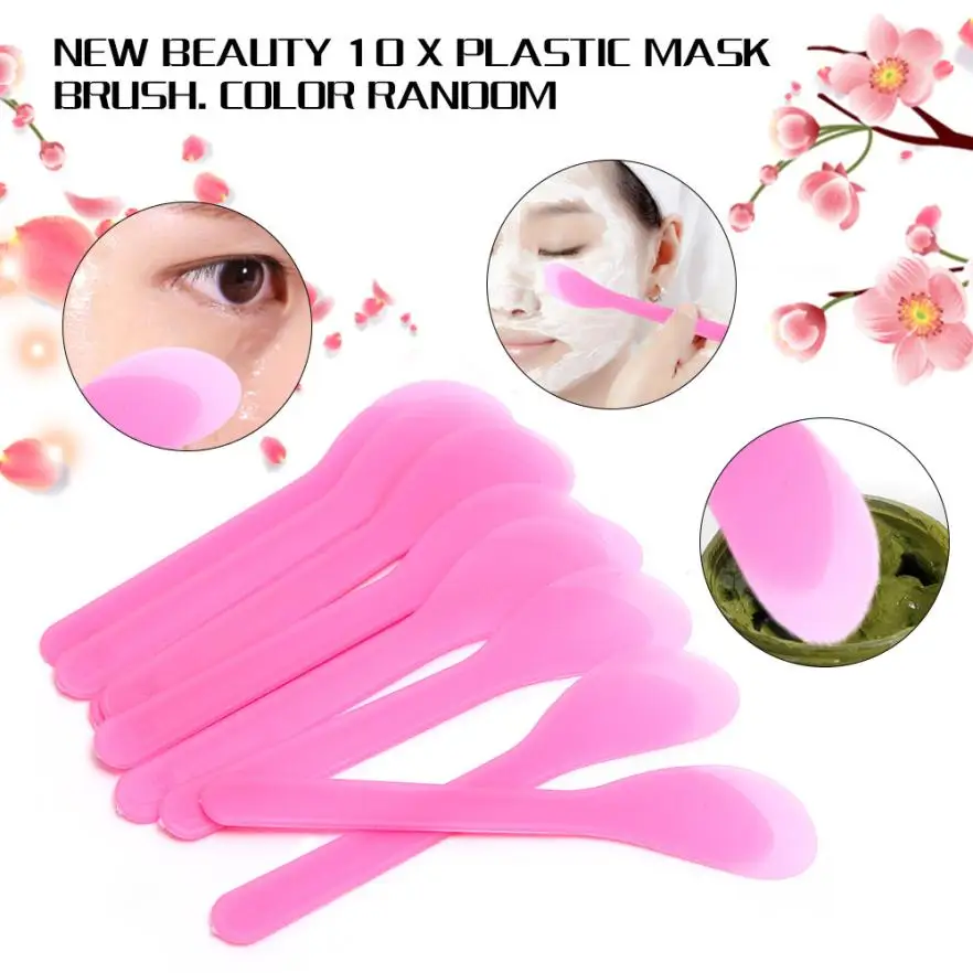 

10pcs DIY Face Mask Spoon Facial Mask Stick Cosmetic Spatula Scoop Beauty Makeup Sticks Mud Spoon Stick Tool Homemade 30p113