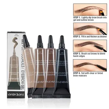 

BellyLady Natural Long Lasting Waterproof Eyebrow Cream with Eyebrow Brush Set