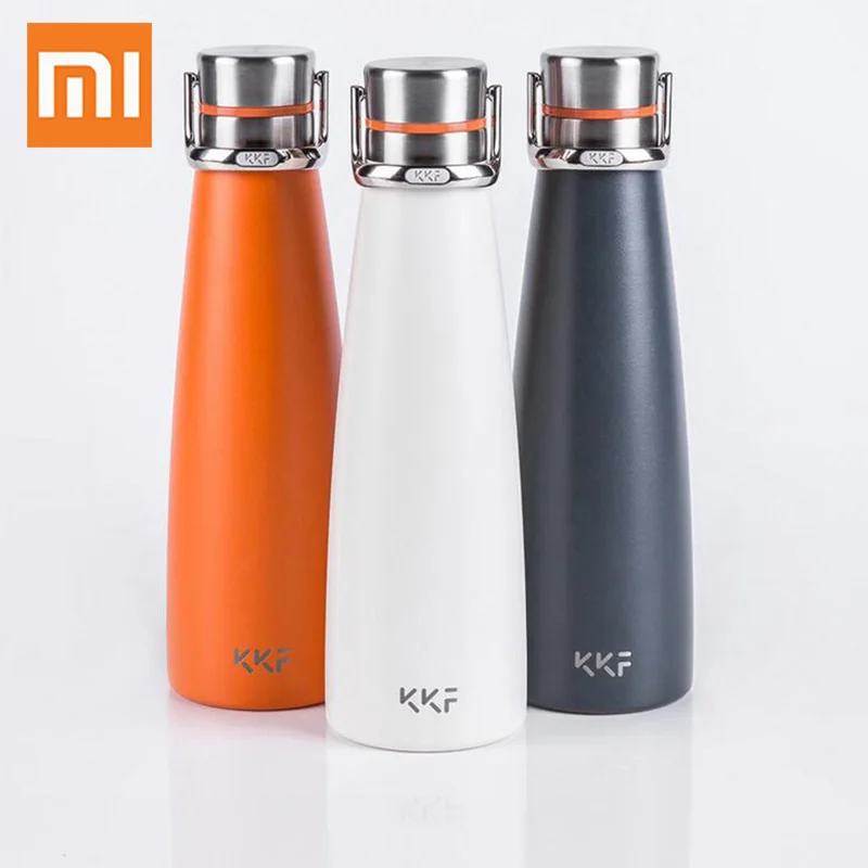 Xiaomi KKF умная Вакуумная бутылка 24 h изоляция вакуумные фляги из нержавеющей стали