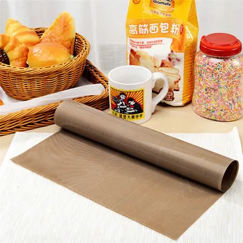 

Reusable Baking Mat High Temperature Resistant Teflon Sheet Pastry Baking Oilpaper Heat-Resistant Pad Non-stick for Outdoor BBQ
