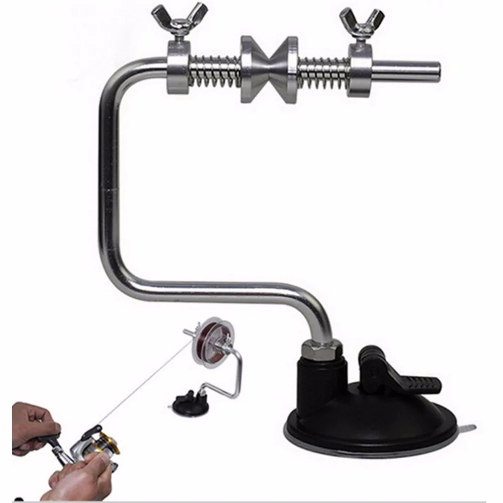

Portable Fishing Line Winder Reel Spool Spooler System Tackle Aluminum Tensioner Contorl Fishing Accessories