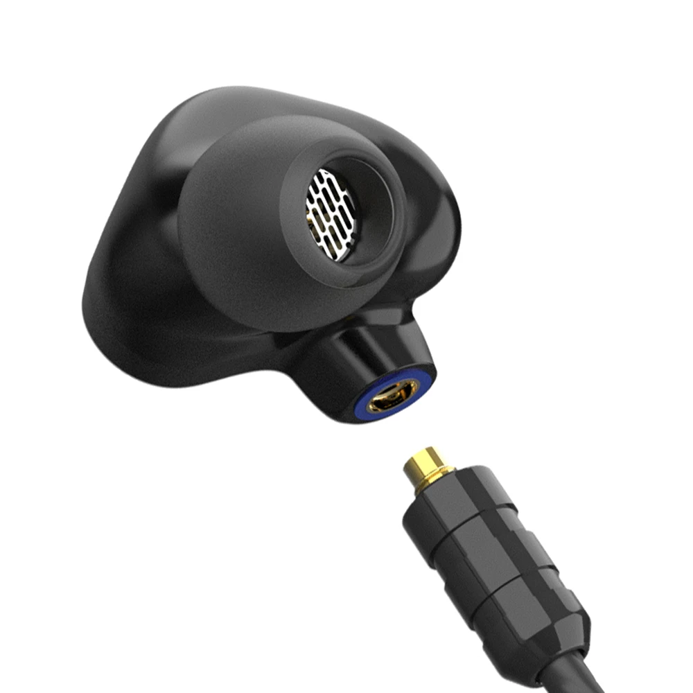 BGVP DMG 2DD+4BA Hybrid Drivers In-Ear Earphone Metal High Fidelity Monitor with Detachable MMCX Audio Cable and Three Nozzles