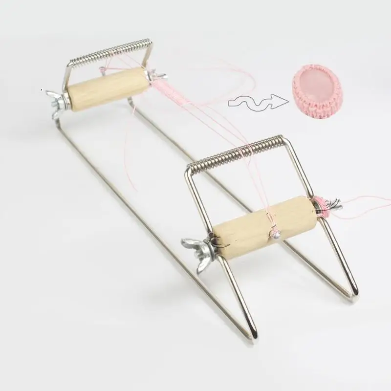 

Metal Frame DIY Weaving Knitting Beading Loom Kit Bracelets Jewelry Make Handmade Machine Sewing Tools Machine Best Gifts Sewing