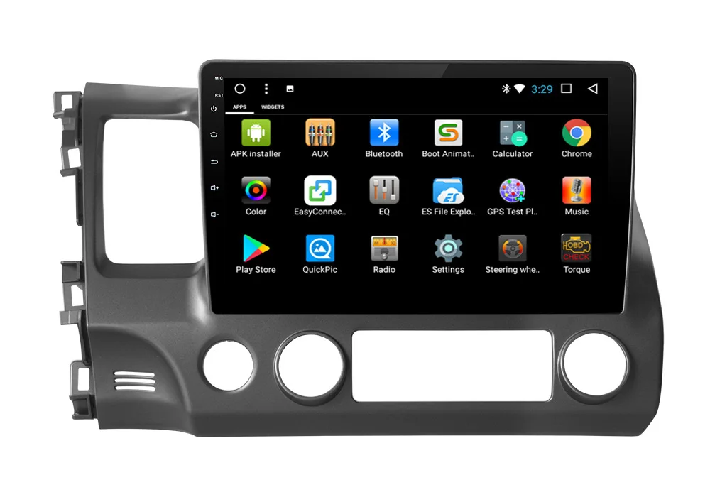 Top JIUYIN Android Car DVD GPS Player For Honda Civic 2006 2007 2008 2009 With Radio  Navigation Quad Core Multimedia Player 11