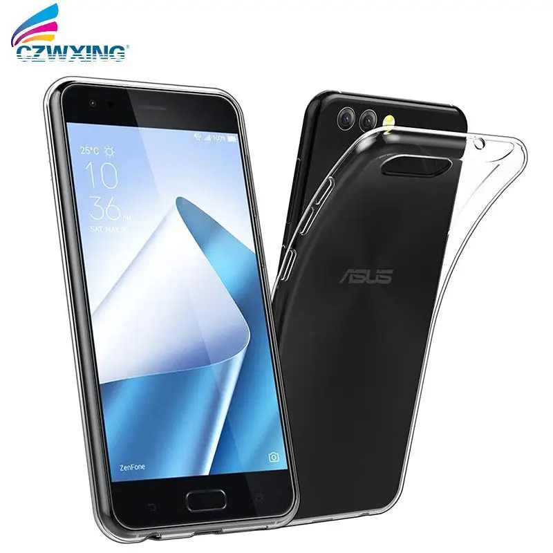 Для Asus Zenfone 4 ZE554KL чехол 5 дюймов Силиконовый мягкий прозрачный TPU для телефона Zenfone4