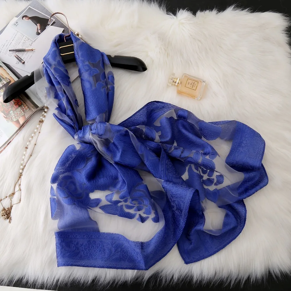 бандана платок шарф 2019 новый дизайнерский бренд женский шарф мода полые вышивка дамские шали и обертывания весна и лето солнцезащитный