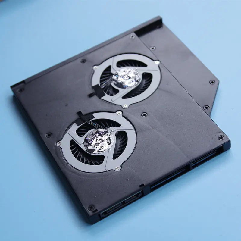 KOOLASON 9,5 мм ультратонкий ноутбук CD Привод модифицированный охлаждающий вентилятор воздуха SATA регулировка скорости вентиляционный вентилятор турбо радиатор