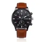 

Mens Wristwatches Analog Quartz Watch Casual Leather Wristwatch Reloj Mujer Round Case Time Clock Relogio Feminino Drop shipping