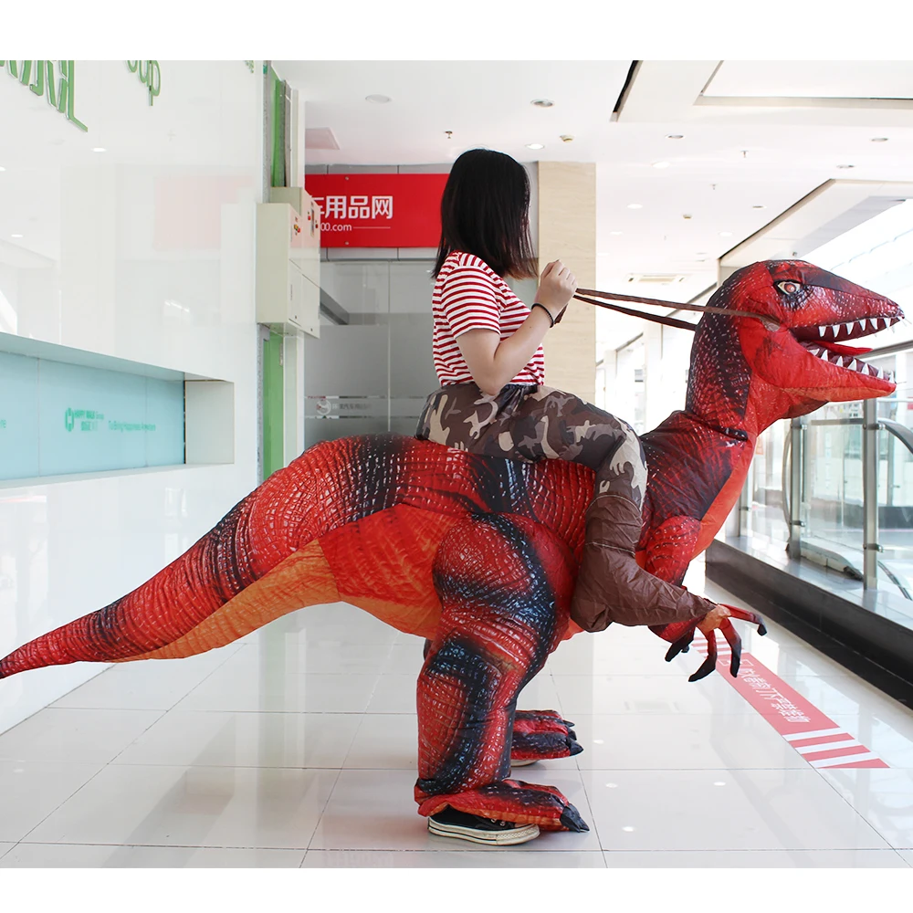 Надувной костюм динозавра для взрослых, T-REX, рождественский костюм для косплея, костюм динозавра, костюм животного на Хэллоуин для женщин и мужчин