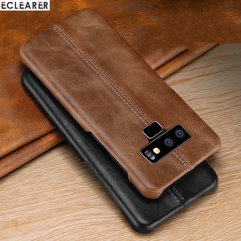 Genuine Leather For Samsung Galaxy Note 9 Case Back Cover For Samsung Note 9 Luxury Stitching