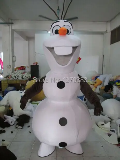 

2019 Adult size Smiling Olaf Mascot Costume Olaf Costume oalf mascot Free Shipping