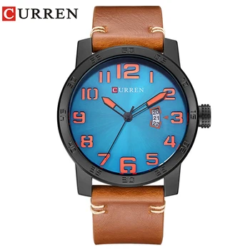 

Curren 2019 Men Watches relogio masculino luxury military wristwatches fashion casual quartzwatch water Resistant calendar 8254