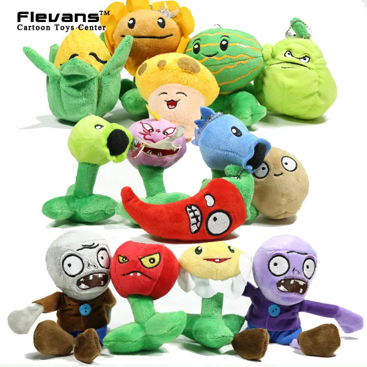 HOT NEW PVZ Plants vs. Zombies Plush Toys Peashooter Snow Pea Soft