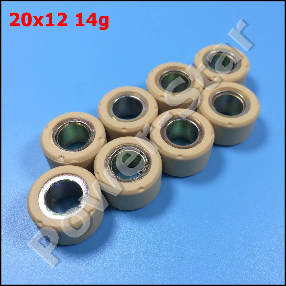 

20x12 14G Variator Rollers 250CC 260CC 300CC 400CC VOG YP Majesty APRILIA Linhai Scooter Parts ATV Quad Buggy