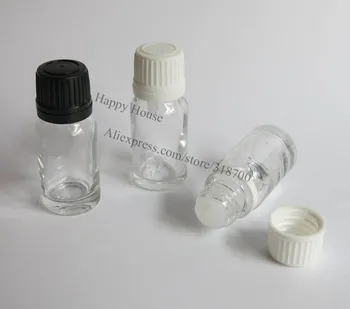 

360 x 10ml Empty Glass Essential Oil Bottle With Tamper Evident Cap,10cc Clear Glass Essential Oil Container