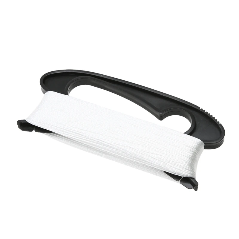 D Shape 100M Flying Kite Line White Color Polyester Line Black Board Outdoor Flying Kite Accessories